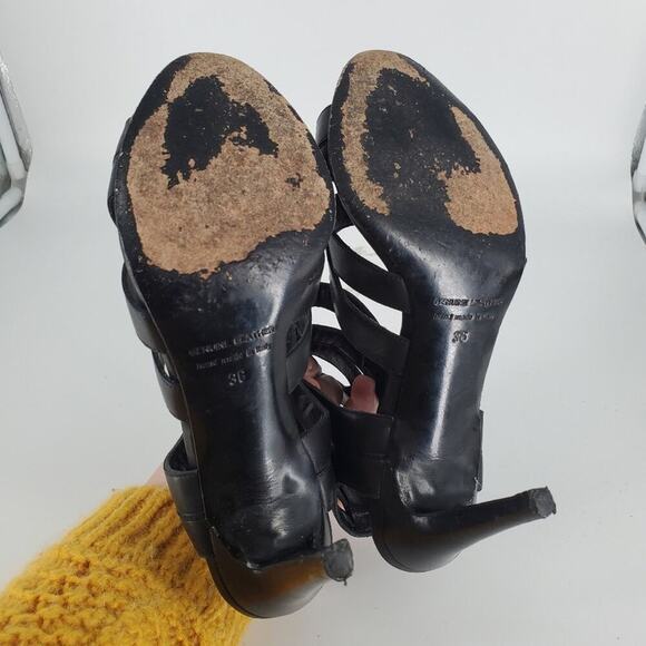 Pierre Hardy Black Strappy Ankle Buckle Heels 36 - Picture 8 of 11